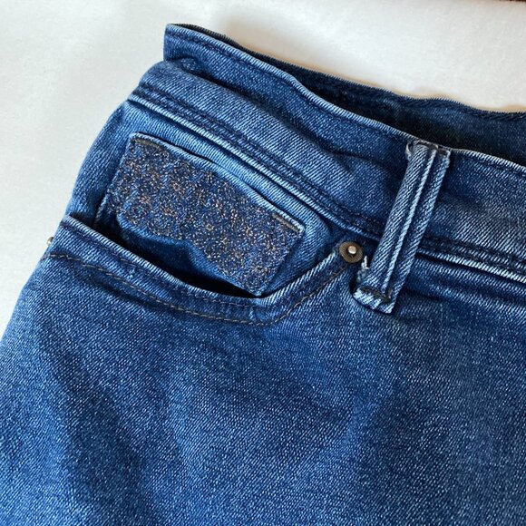 Levi's Perfect Slimming Straight Leg 512 12M Cotton Blend Blue Jeans - Picture 4 of 6